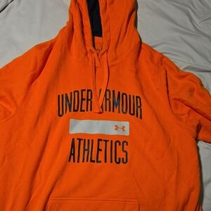 Under Armour Vibrant Orange Athletics Hoodie